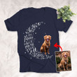 I Love You To The Moon And Back Customized Pet Illustration T-shirt Unisex T-shirt For Pet Owners