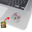 Personalized Dog Portrait Hand Drawing Men & Women Stickers for Dog Lovers, Dog Parents, Gift for Dog Lover