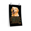Meaningful Message Pet Portrait Custom Image Personalized Poster Gift For Pet Owners