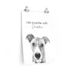 Life Is Better With A Dog Custom Portrait Image Poster Gift For Pet Owners