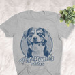 Personalized Appenzeller Sennenhund Dog Shirts For Human Bella Canvas Unisex T-shirt Athletic Heather