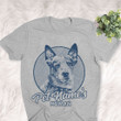 Personalized Australian Cattle Dog Shirts For Human Bella Canvas Unisex T-shirt Athletic Heather