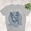Personalized Basenji Dog Shirts For Human Bella Canvas Unisex T-shirt Athletic Heather
