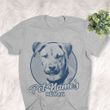 Personalized Black Mouth Cur Dog Shirts For Human Bella Canvas Unisex T-shirt Athletic Heather