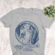Personalized Bluetick Coonhound Dog Shirts For Human Bella Canvas Unisex T-shirt Athletic Heather