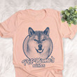Personalized Shiba Inu Dog Shirts For Human Bella Canvas Unisex T-shirt Heather Peach
