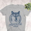 Personalized Shiba Inu Dog Shirts For Human Bella Canvas Unisex T-shirt Athletic Heather