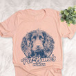 Personalized Boykin Spaniel Dog Shirts For Human Bella Canvas Unisex T-shirt Heather Peach