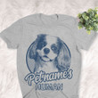 Personalized Cavalier King Charles Spaniel Dog Shirts For Human Bella Canvas Unisex T-shirt Athletic Heather