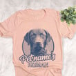 Personalized Chesapeake Bay Retriever Dog Shirts For Human Bella Canvas Unisex T-shirt Heather Peach