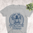 Personalized Golden Retriever Dog Shirts For Human Bella Canvas Unisex T-shirt Athletic Heather