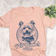 Personalized Yorkshire Terrier Dog Shirts For Human Bella Canvas Unisex T-shirt Heather Peach