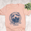 Personalized Norfolk Terrier Dog Shirts For Human Bella Canvas Unisex T-shirt Heather Peach