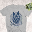 Personalized Norwegian Elkhound Dog Shirts For Human Bella Canvas Unisex T-shirt Athletic Heather