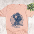 Personalized Poodles Dog Shirts For Human Bella Canvas Unisex T-shirt Heather Peach