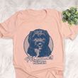 Personalized Portuguese Water Dog Shirts For Human Bella Canvas Unisex T-shirt Heather Peach