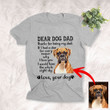 Thanks, Dog Mom Hand Letter Personalized Unisex T-shirt, Meaningful Gift For Dog Mom, Dog Owners