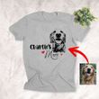 Customized Dog Mom Sketch T-Shirt Gift For Dog Lovers, Pet Mama