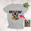 Spooky Dog Mom Customized Dog Sketch T-Shirt Gift For Halloween, Spooky Dog Lover