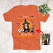Personalized Just a Wicked Witch Colorpainting Dog Halloween T-Shirt Gift For Dog Mom