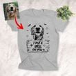 Customized Halloween T-Shirt Dog Sketch Gift for Dog Lover