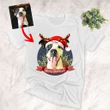 Christmas Personalized Pet Colorful Unisex Shirt,Christmas Shirt, Gift For PetLovers