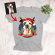Christmas Personalized Pet Colorful Unisex Shirt,Christmas Shirt, Gift For PetLovers