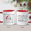 ChristMas Is Better With Pet Portrait Accent Mug For Pet Lovers