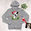 Customized Christmas 2021 Sketch Pet Portrait Vintage Ribbon Hoodie Christmas Gift For Dog Lovers