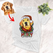 Vintage Dog Personalized Christmas shirt, Funny Xmas gift,Holiday shirt, Gift for Dog Mom, Dog Dad, Pet Parents