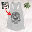 Personalized Tank top Mother's Day Gift For Dog Mom