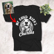 My Child Barks Sketch Custom Dog Unisex T-shirt for Dog Parents