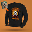 Customized Halloween Sketch Pet Portrait Sweatshirt For Dog Mom