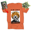 Always Halloween In Heart Sketch Dog Portrait T-shirt For Dog Mom Dog Dad