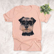 Schnauzer Water Color Style Dog Lover Unisex T-shirt