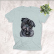 Pug Water Color Style Dog Lover Unisex T-shirt