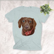 Dachshund Water Color Style Dog Lover Unisex T-shirt