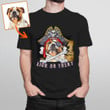 Customized Halloween Dog Pirate Unisex T-shirt For Dog Dad Dog Mom