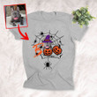 Customized Halloween Dog Portrait Shirt For Dog Owners