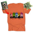Customized Halloween Dog Portrait Unisex T-shirt For Dog Lover