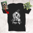 Let's Paw-ty Dog Birthday Party Unisex T-shirt Dog Mom Dog Dad Gift