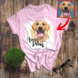 Hocus Pocus Customized Dog Face Halloween Bleached Unisex T-shirt