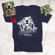 Halloween Custom Dog Sketch Unisex T-shirt