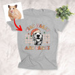 Retro Christmas Stay Merry And Bright Sketch Unisex T-shirt