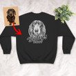 Personalized Dog Backside Crewneck Sweatshirts For Human