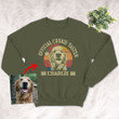 Christmas Official Cookie Taster Custom Dog Crewneck Sweatshirts