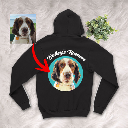 Personalized Pet Colourful Painting - Marvelous Beloved Pet Unisex Zip Hoodie For Pet Owners