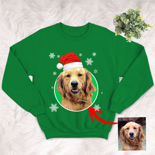 Personalized Dog Colorful Oil Painting Men & Women Sweater Shirt Christmas for Dog Lovers