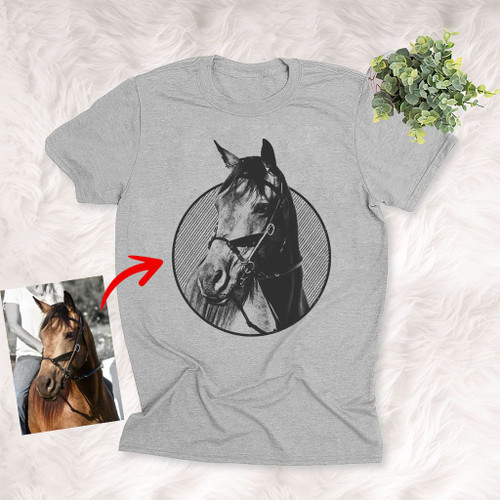 Customized Equestrian Horse Shirts With Horses On Them For Girl Women
