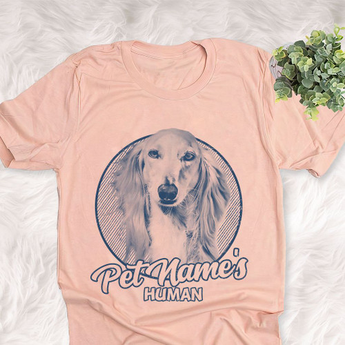 Personalized Afghan Hound Dog Shirts For Human Bella Canvas Unisex T-shirt For Dog Mom, Dog Dad